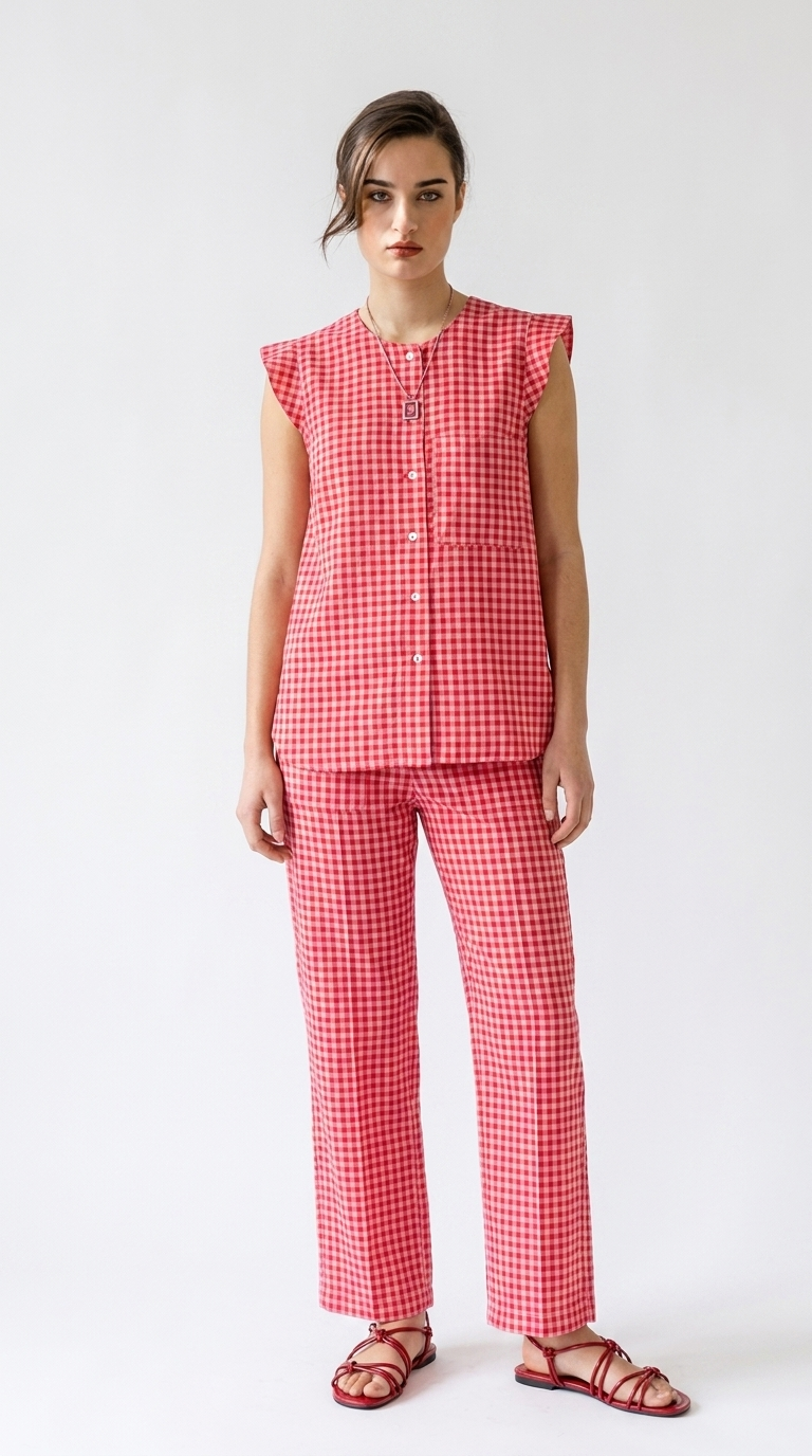 CAMISA VICHY PINK