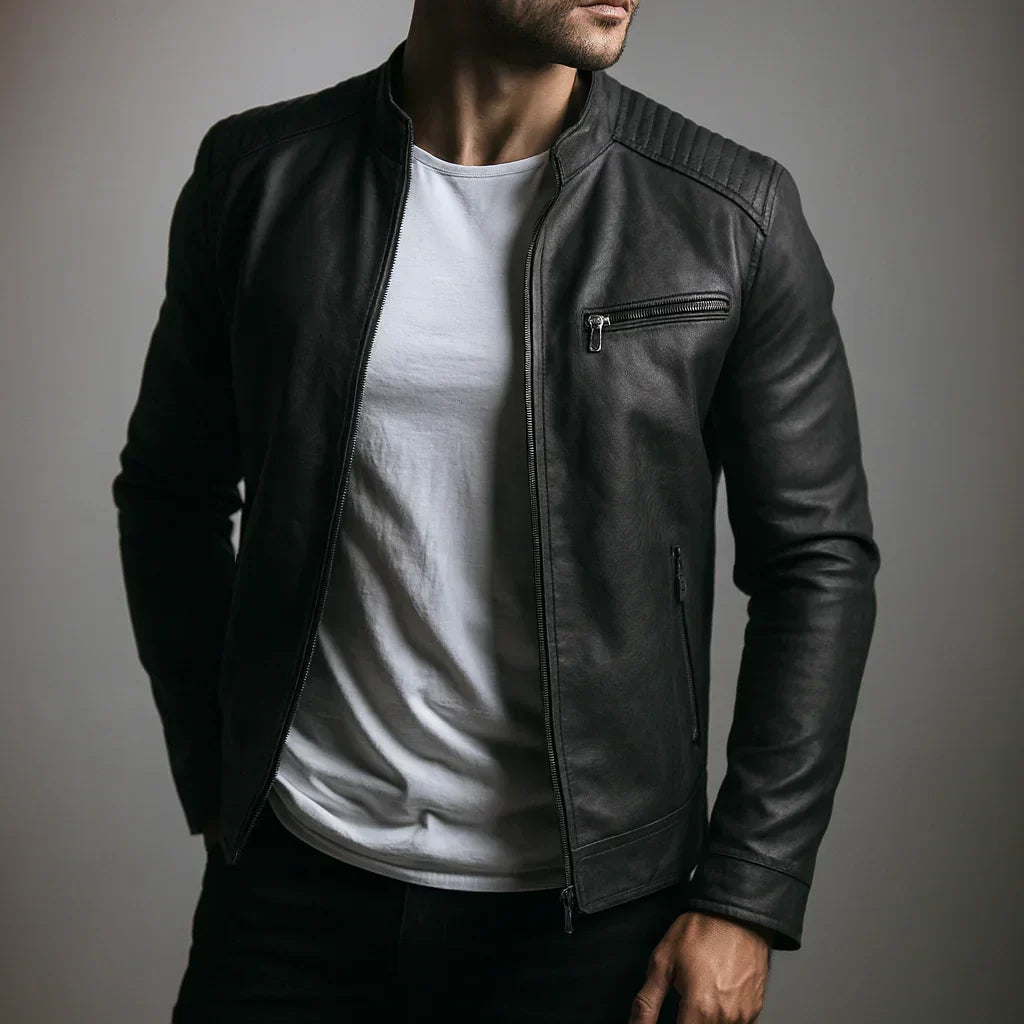 Pedro | Chaqueta de cuero sintético