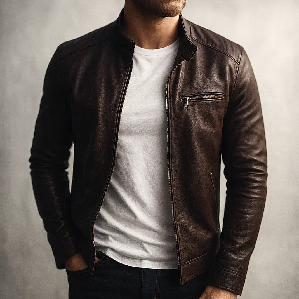 Pedro | Chaqueta de cuero sintético