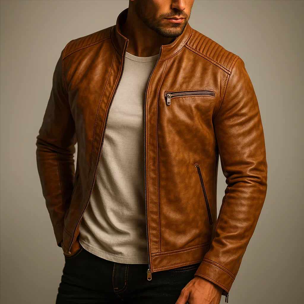 Pedro | Chaqueta de cuero sintético