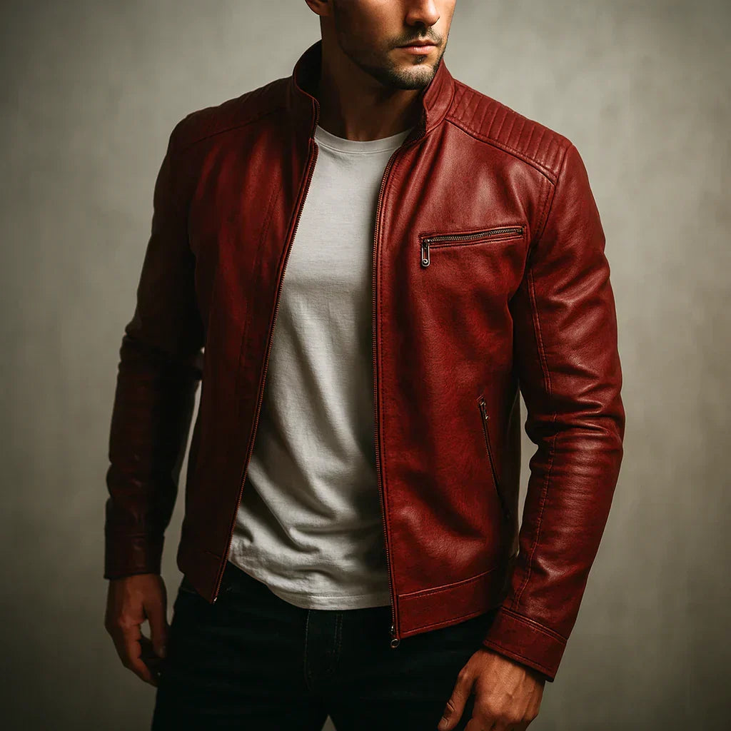 Pedro | Chaqueta de cuero sintético