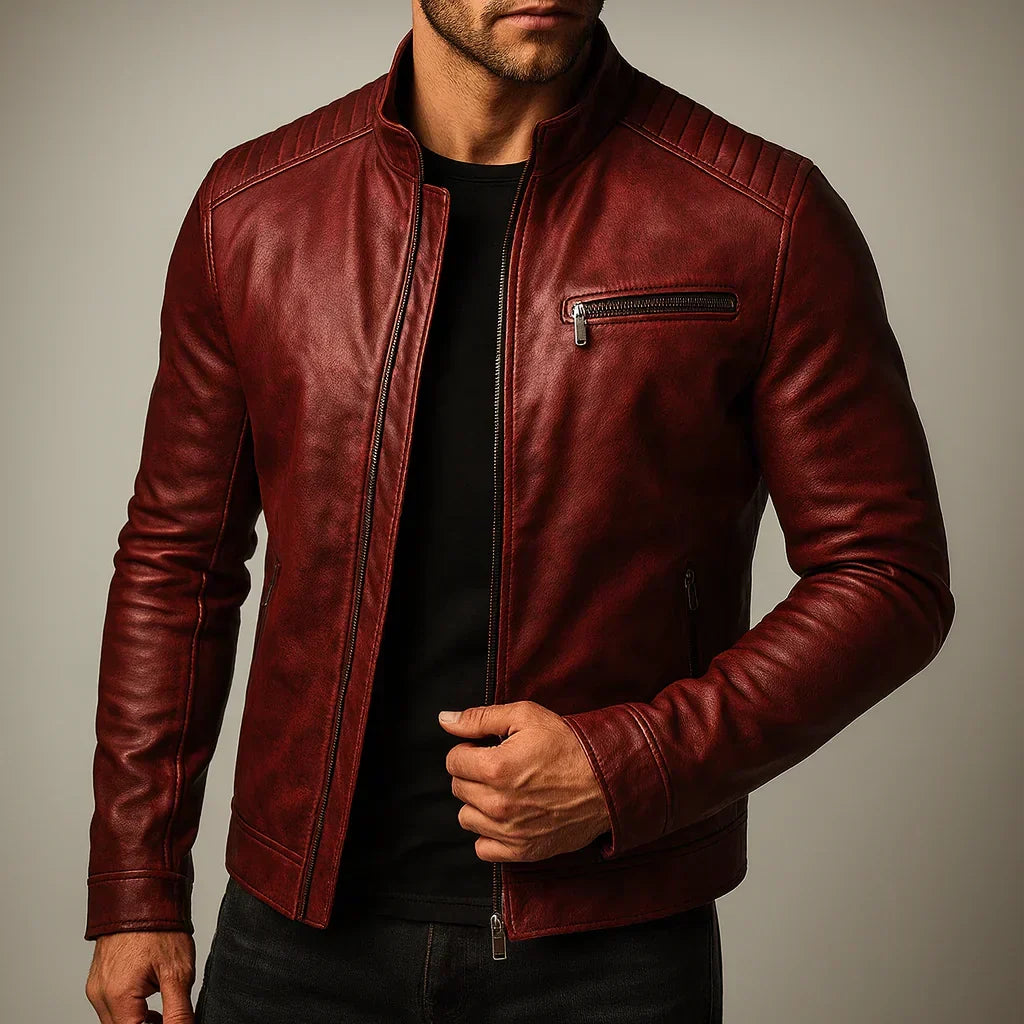 Pedro | Chaqueta de cuero sintético