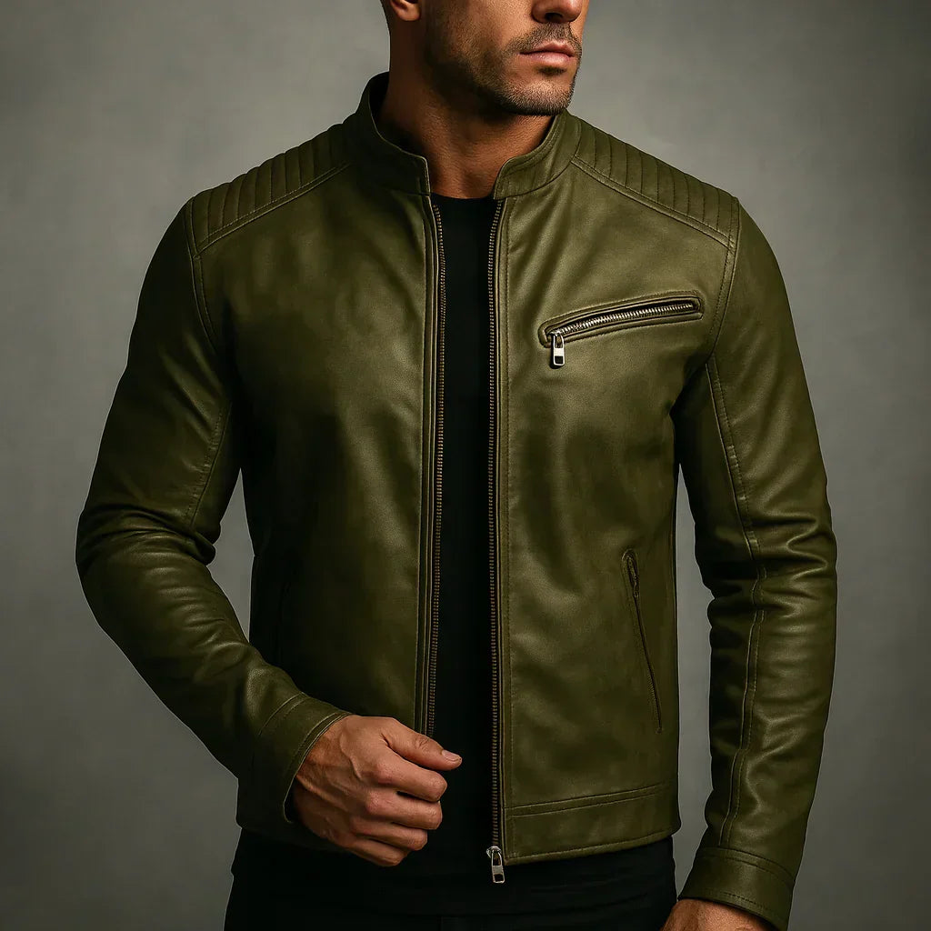 Pedro | Chaqueta de cuero sintético