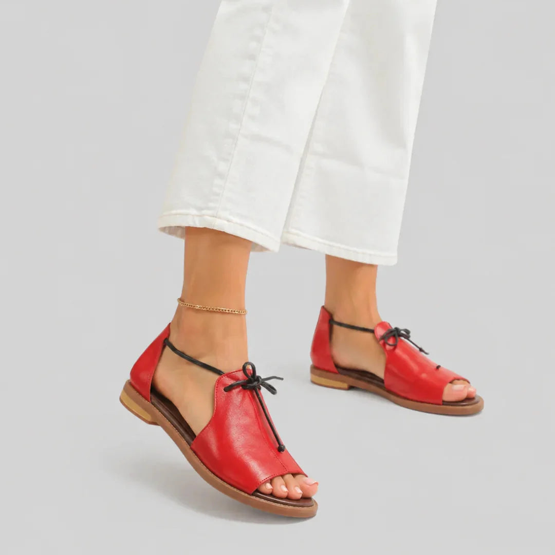 Sandalias Linda con Cordones