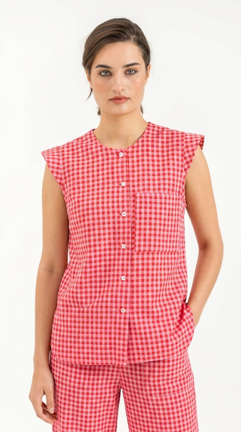 CAMISA VICHY PINK