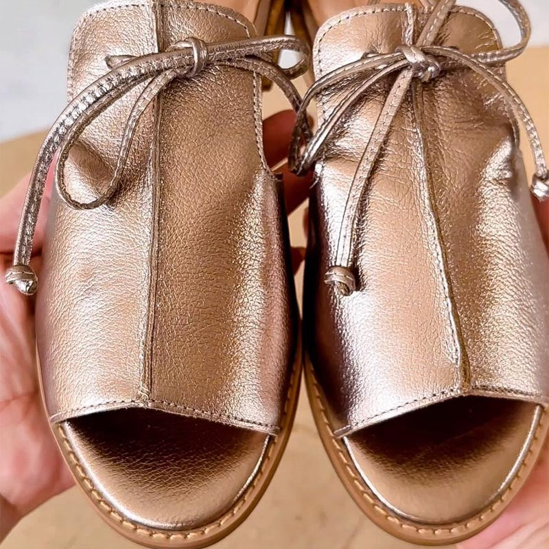 Sandalias Linda con Cordones
