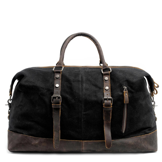 Nate | Bolso de viaje de lona y cuero