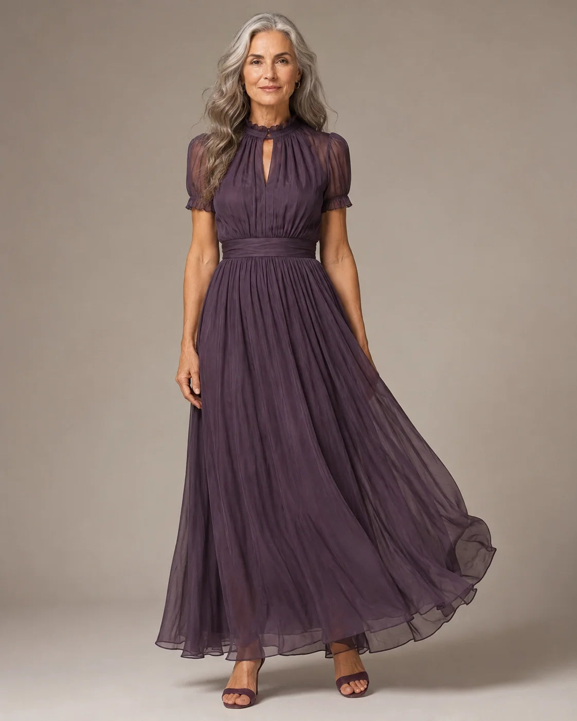 Berenice™ | Vestido Largo de Gasa