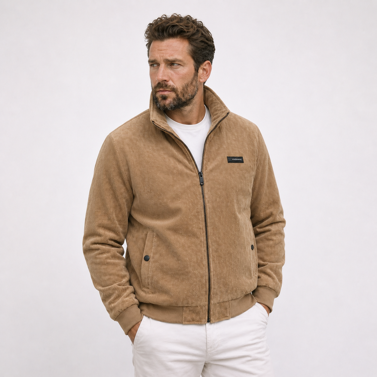 Felipe | Chaqueta de pana con forro de borreguillo