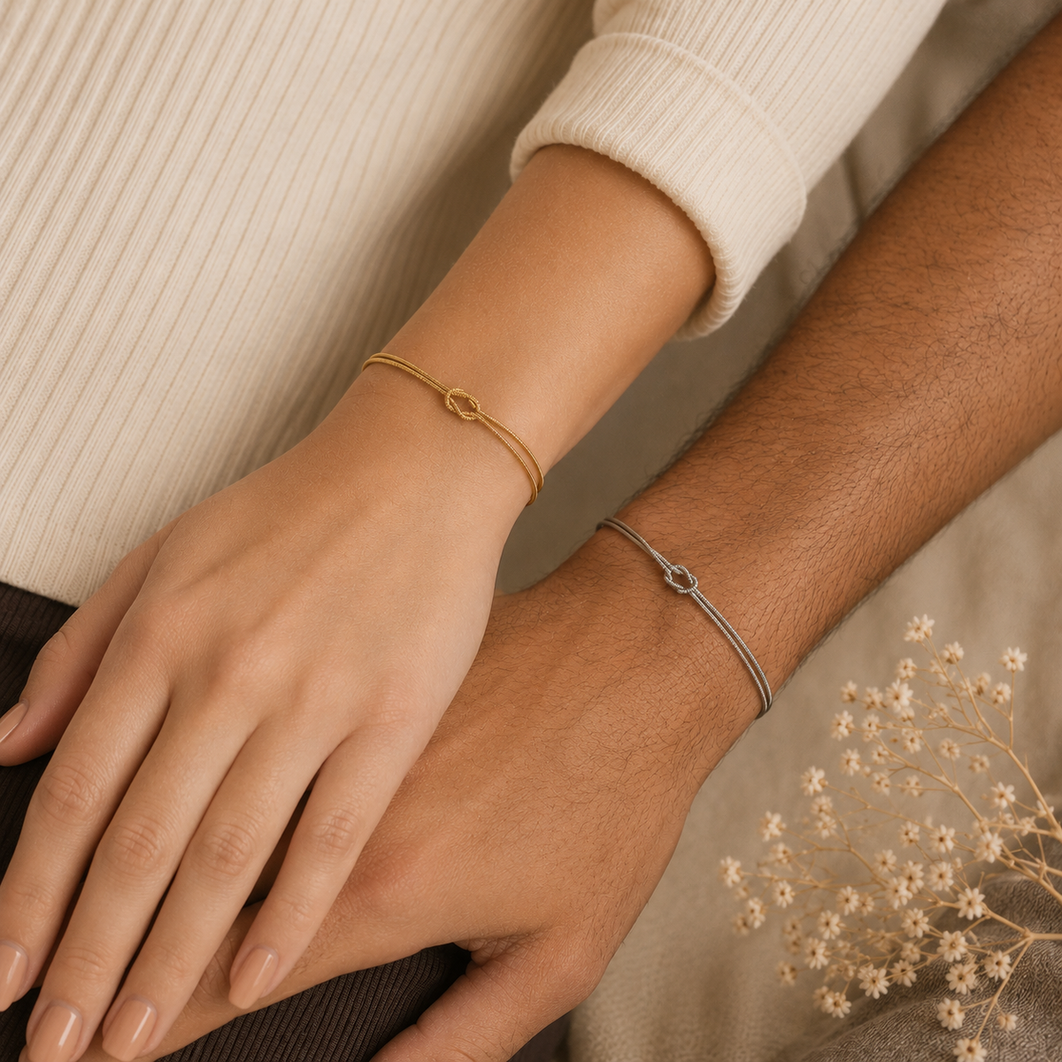 Vínculo Infinito | pulsera con nudo de amor