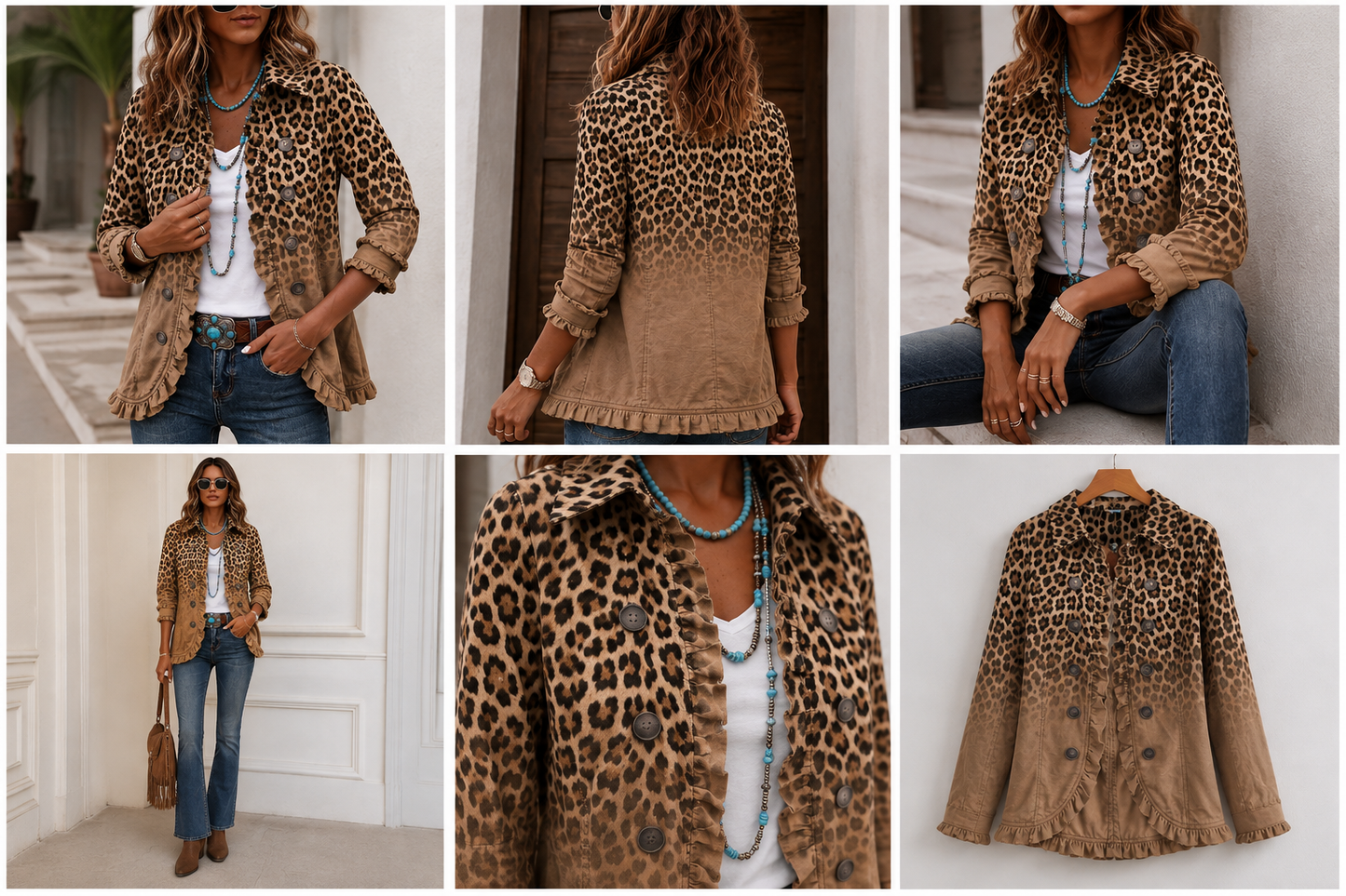 Stella | Elegancia Vintage en Estampado Leopardo