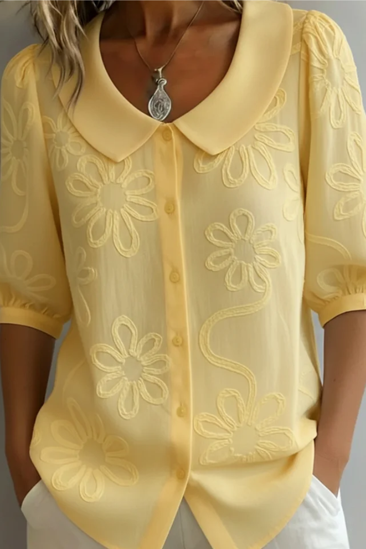 Felicia | Elegante blusa floral