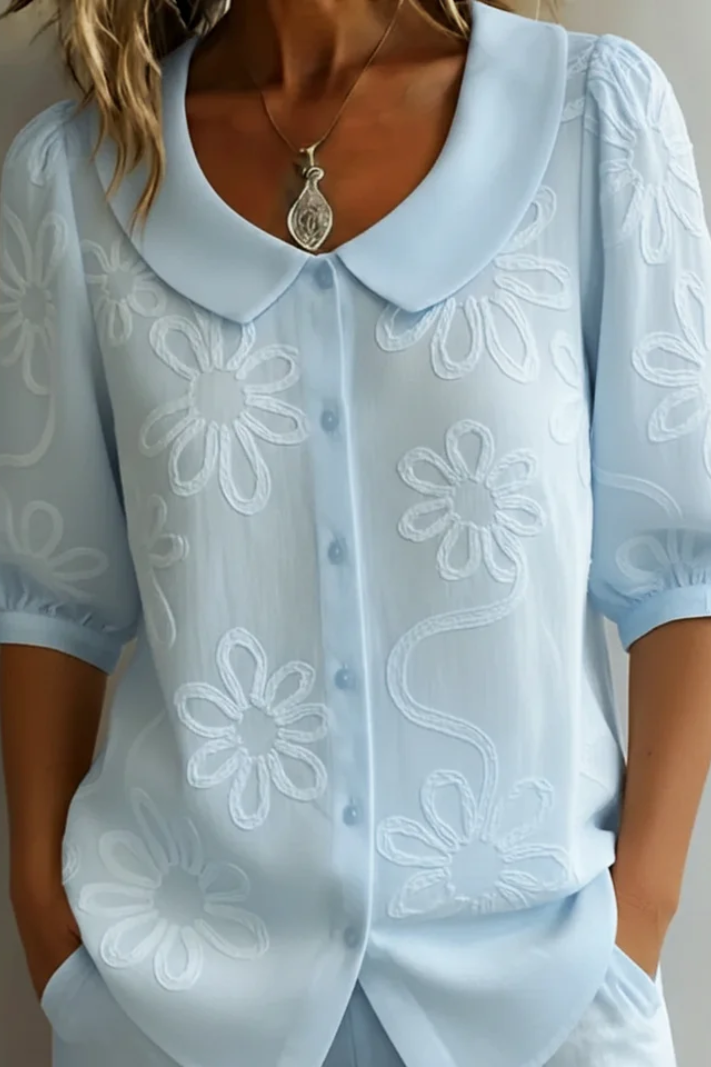 Felicia | Elegante blusa floral