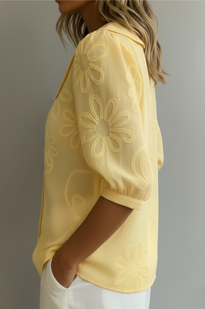 Felicia | Elegante blusa floral