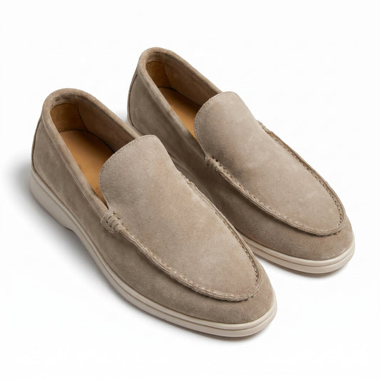Félix | Mocasines de ante con suela híbrida