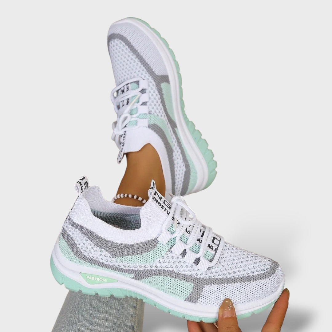 Salma | Zapatillas Ortopédicas Knit Multicolor Suela Chunky