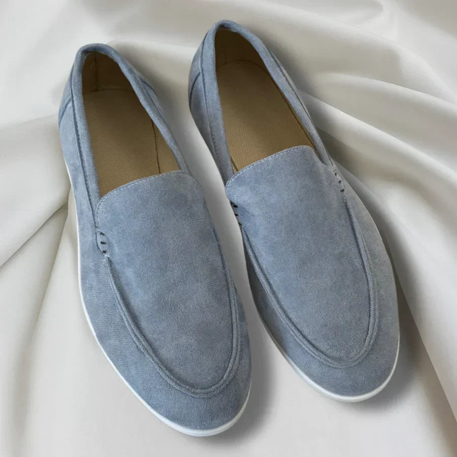 FELIX™ | Mocasines de ante con suela híbrida