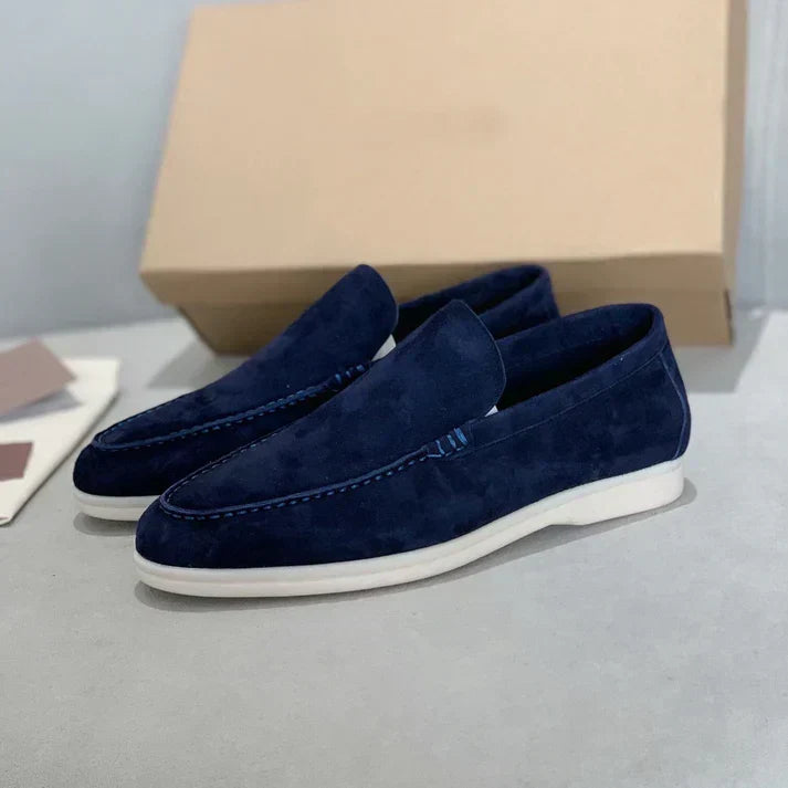 FELIX™ | Mocasines de ante con suela híbrida