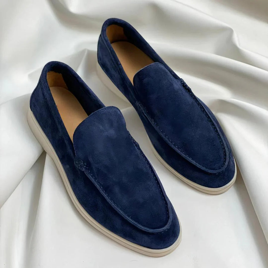 FELIX™ | Mocasines de ante con suela híbrida