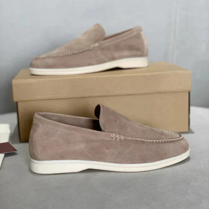 FELIX™ | Mocasines de ante con suela híbrida