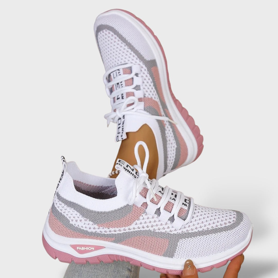 Salma | Zapatillas Ortopédicas Knit Multicolor Suela Chunky