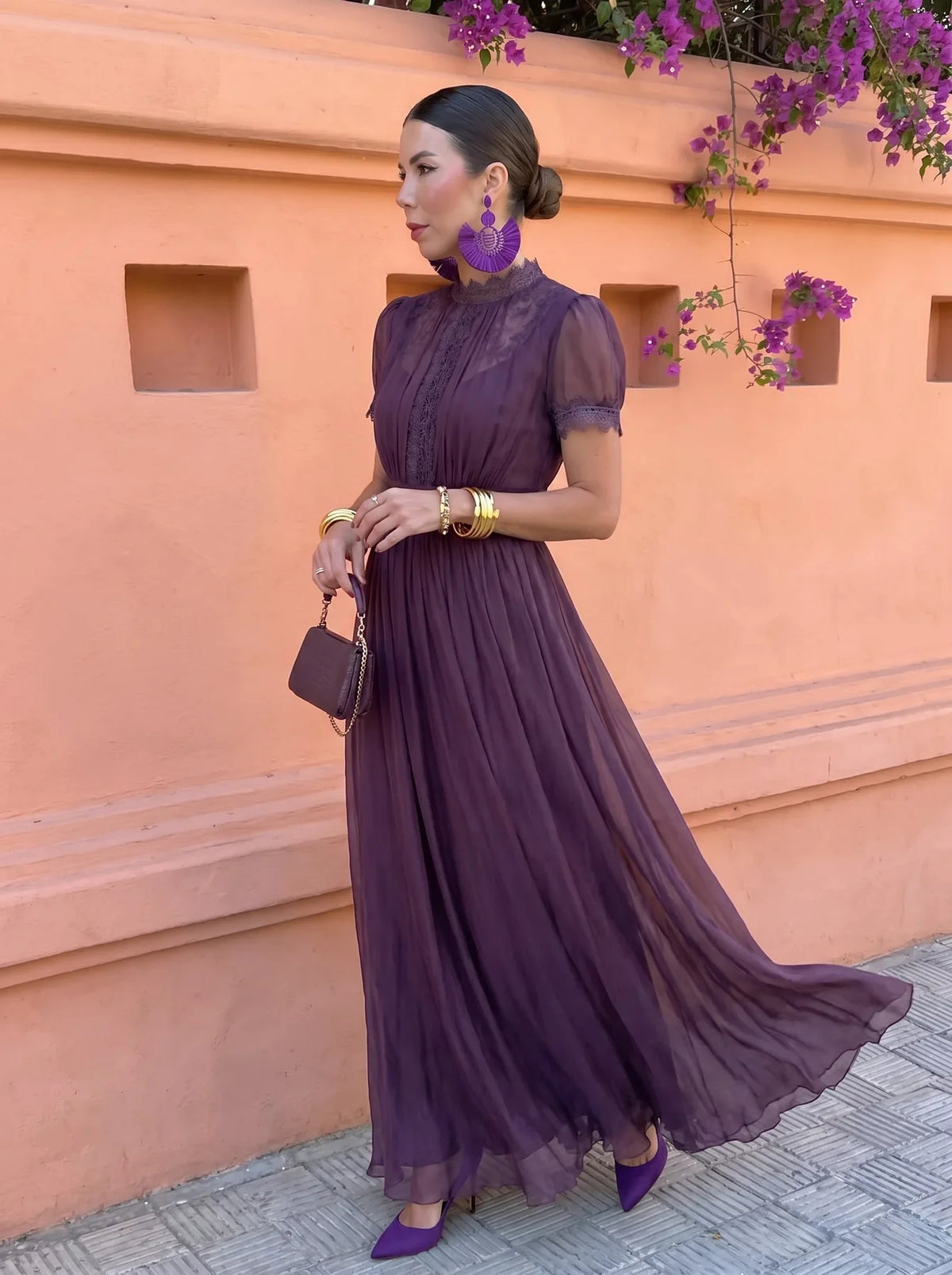 Berenice™ | Vestido Largo de Gasa