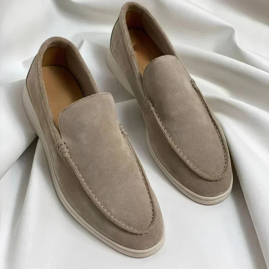 FELIX™ | Mocasines de ante con suela híbrida