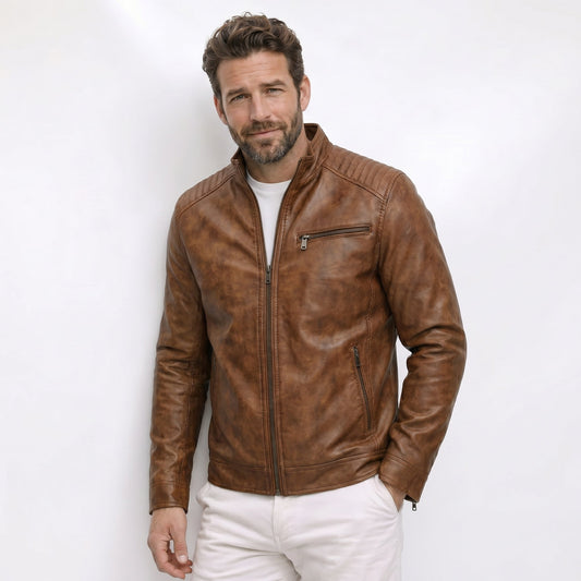 Pedro | Chaqueta de cuero sintético