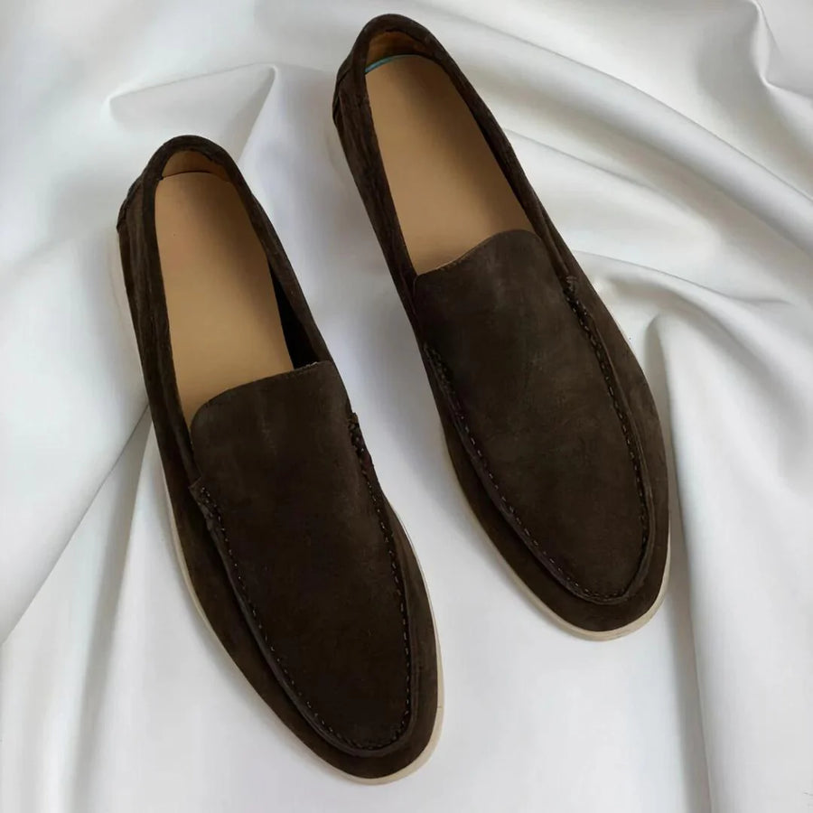 FELIX™ | Mocasines de ante con suela híbrida