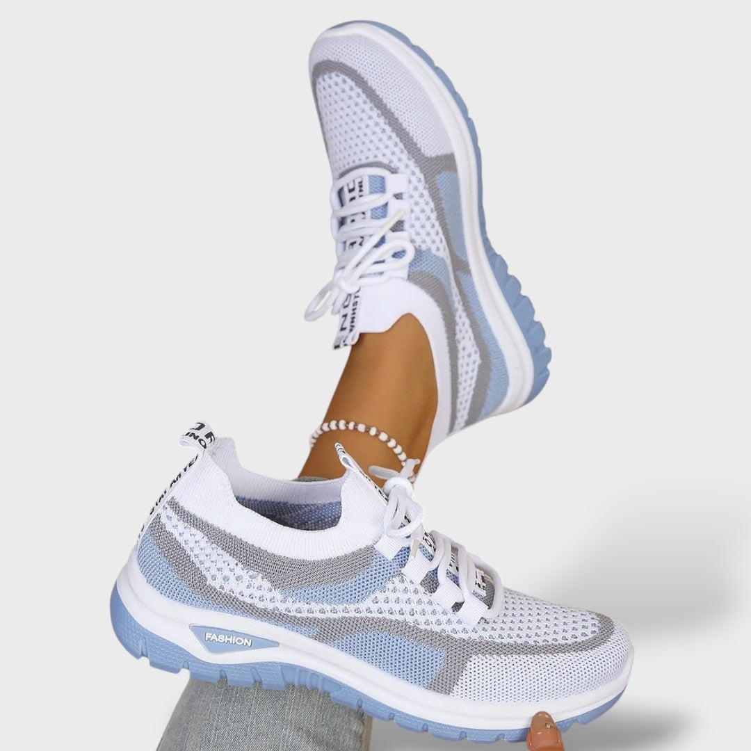 Salma | Zapatillas Ortopédicas Knit Multicolor Suela Chunky