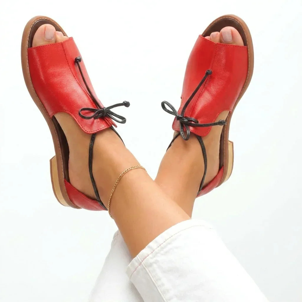 Sandalias Linda con Cordones