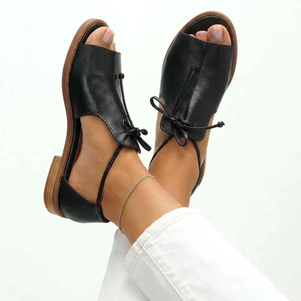 Sandalias Linda con Cordones