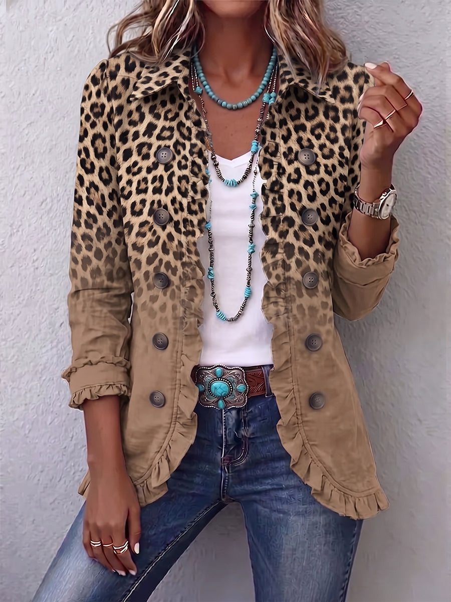 Stella | Elegancia Vintage en Estampado Leopardo