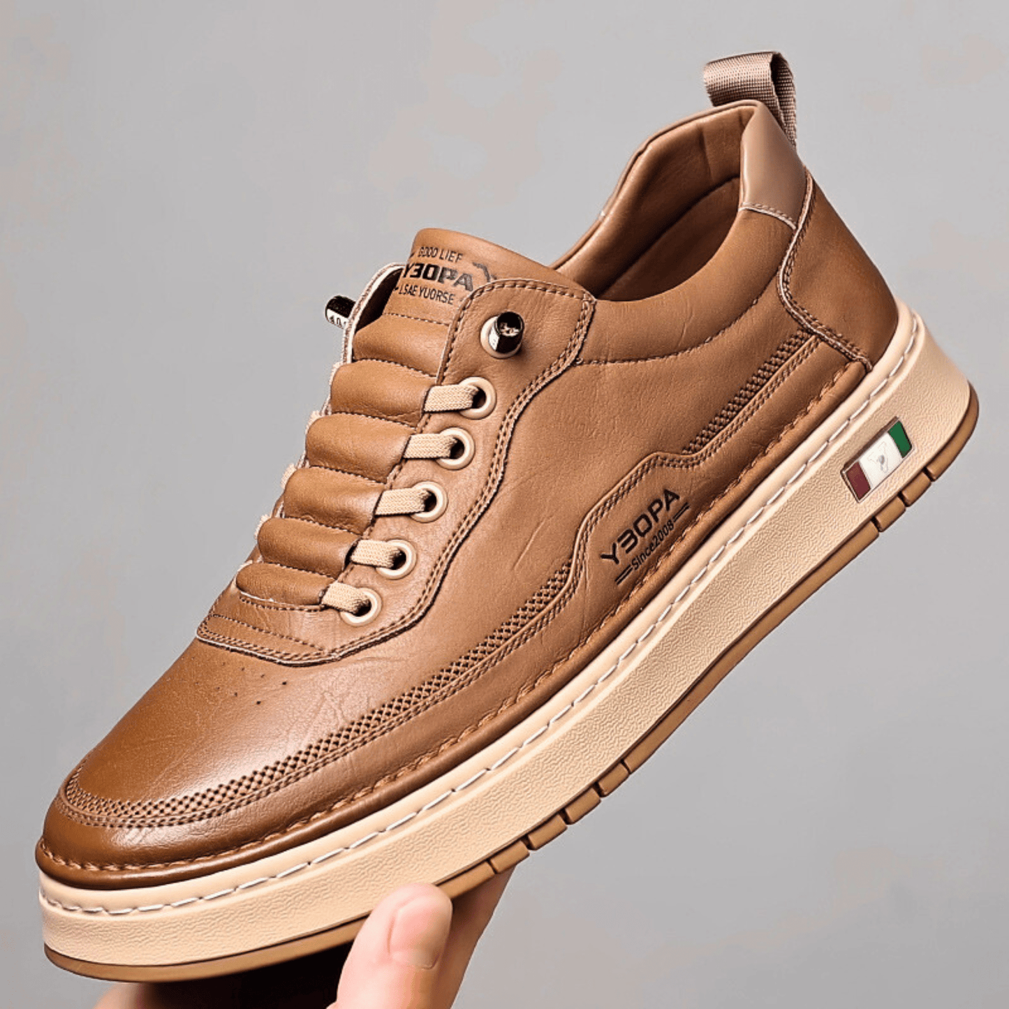 Bellano™ | Zapatillas de Cuero Clásicas